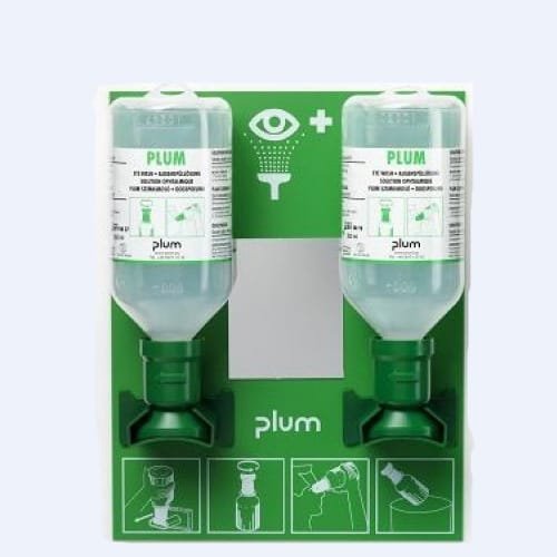 丹麥PLUM 4694 16盎司雙瓶掛板500ML洗眼液 PLUM eye wash